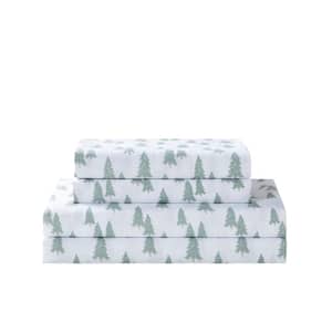 Holiday Forrest Twin Microfiber Sheet Set