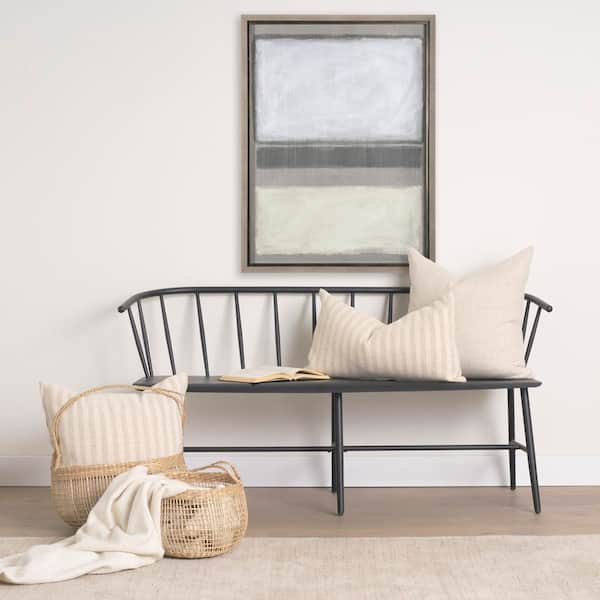 Nova Light Brown 23.62 in. x 9.45 in. Seagrass Woven Decorative Basket Set of 2