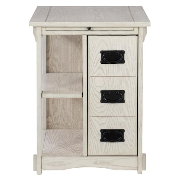 Powell Company Ramirez Whitewash Side Table