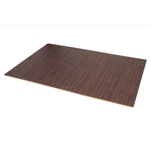 Carbon (Black) Printed Wood Grain 24 in. x 24 in. x 3/8 in. Interlocking EVA Foam Flooring Mat (24 sq. ft./pack)