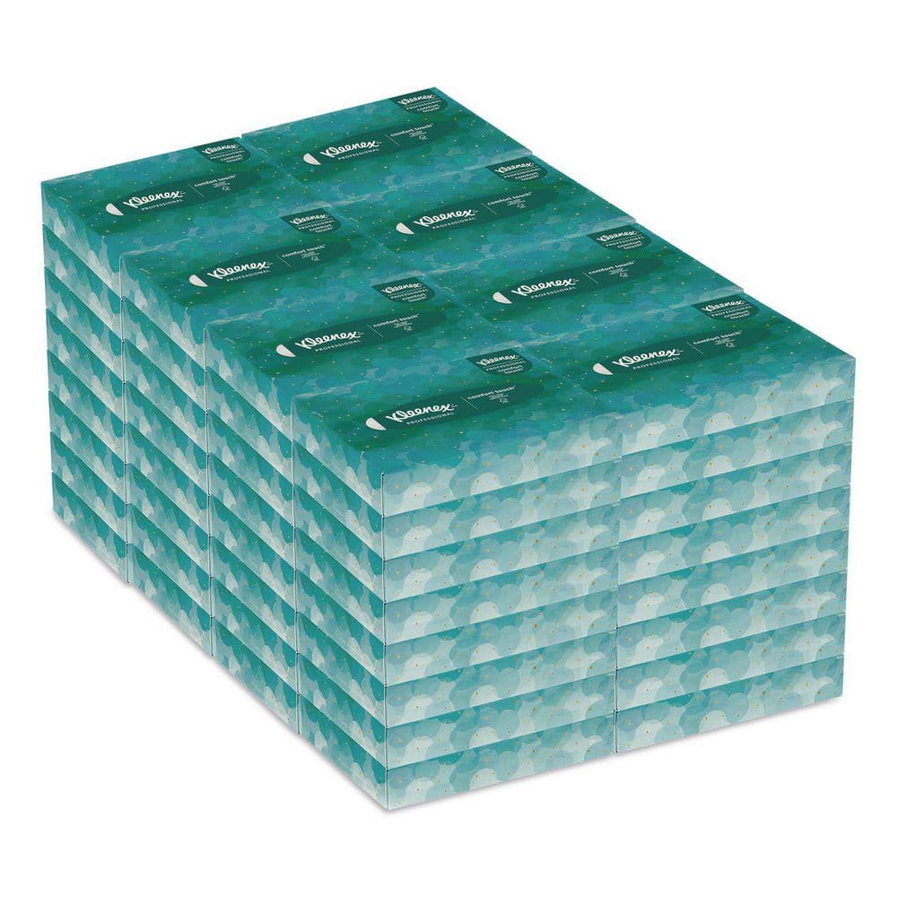 Kleenex Junior Facial Tissue 2-Ply (40 Tissues/Box, 80 Boxes