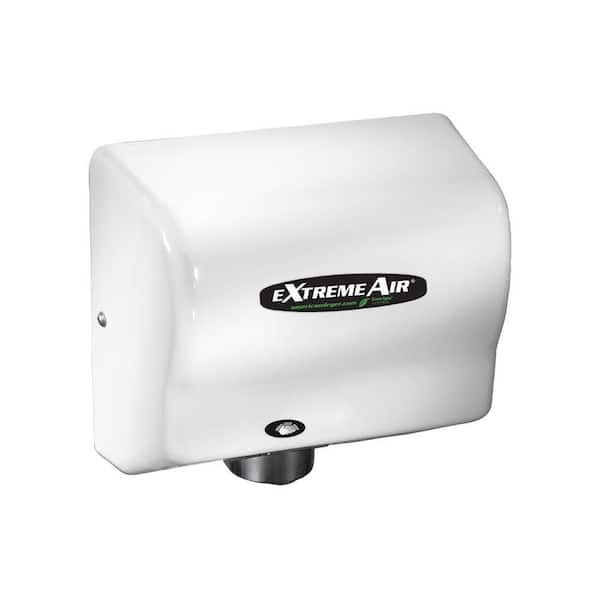 eXtremeAir GXT Series White Acrylonitrile Butadiene Styrene (ABS) Automatic Electric Hand Dryer
