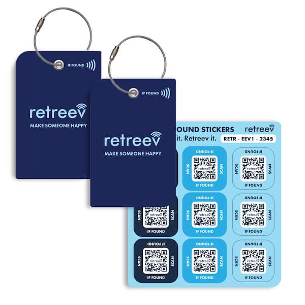 Unbranded Dark Blue Combo-2 X Dark Blue Originals Smart Tags and 9 X Smart Stickers