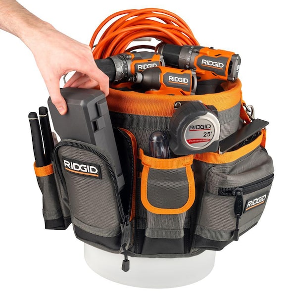 35-pocket 5-gallon bucket tool organizer with