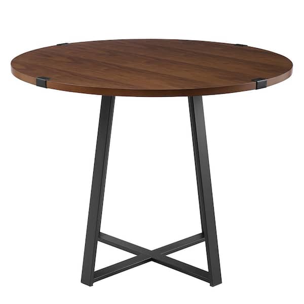 Walker Edison Furniture Company 40 In, 40 Inch Round Wood Pedestal Table