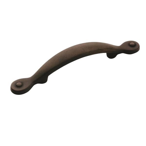 Amerock Inspirations 3 in (76 mm) Center-to-Center Antique Rust Drawer Pull