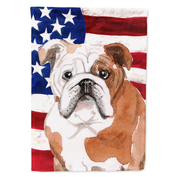 Caroline's Treasures CK3030CHF Bengal American Flag Flag Canvas House Size Large Multicolor 