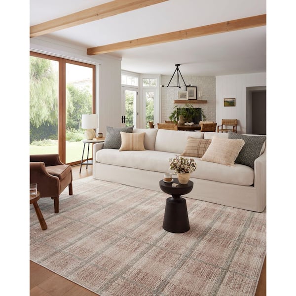 Loloi Angela Rose Ember 2 ft. 7 in. x 7 ft. 6 in. Clay/Mist