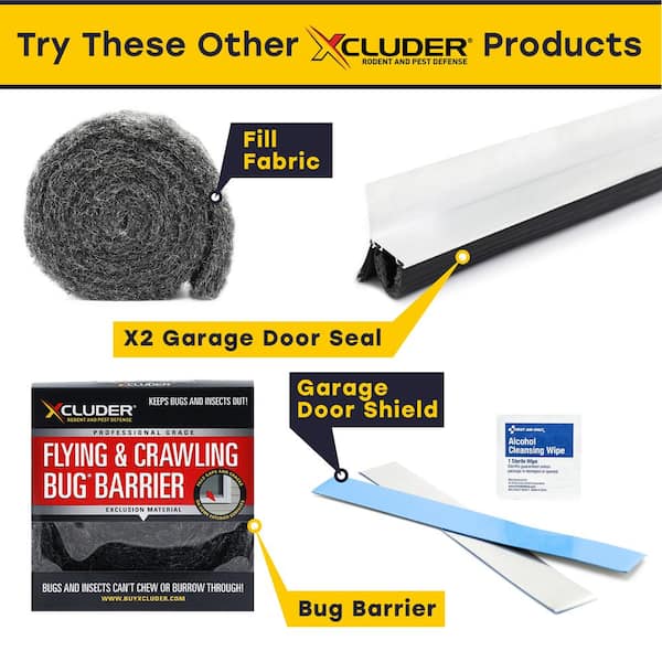 Easy to Install; Door Seal Rodent Guard; Rodent Proof Xcluder 36 Low-Profile Door Sweep Aluminum 2-Pack – Seals Out Rodents & Pests Enhanced Weather Sealing 