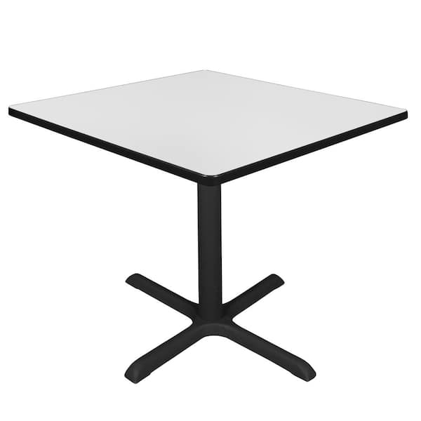 Regency Bucy 44 in. Square White Composite Wood Cafe Table (Seats 4)
