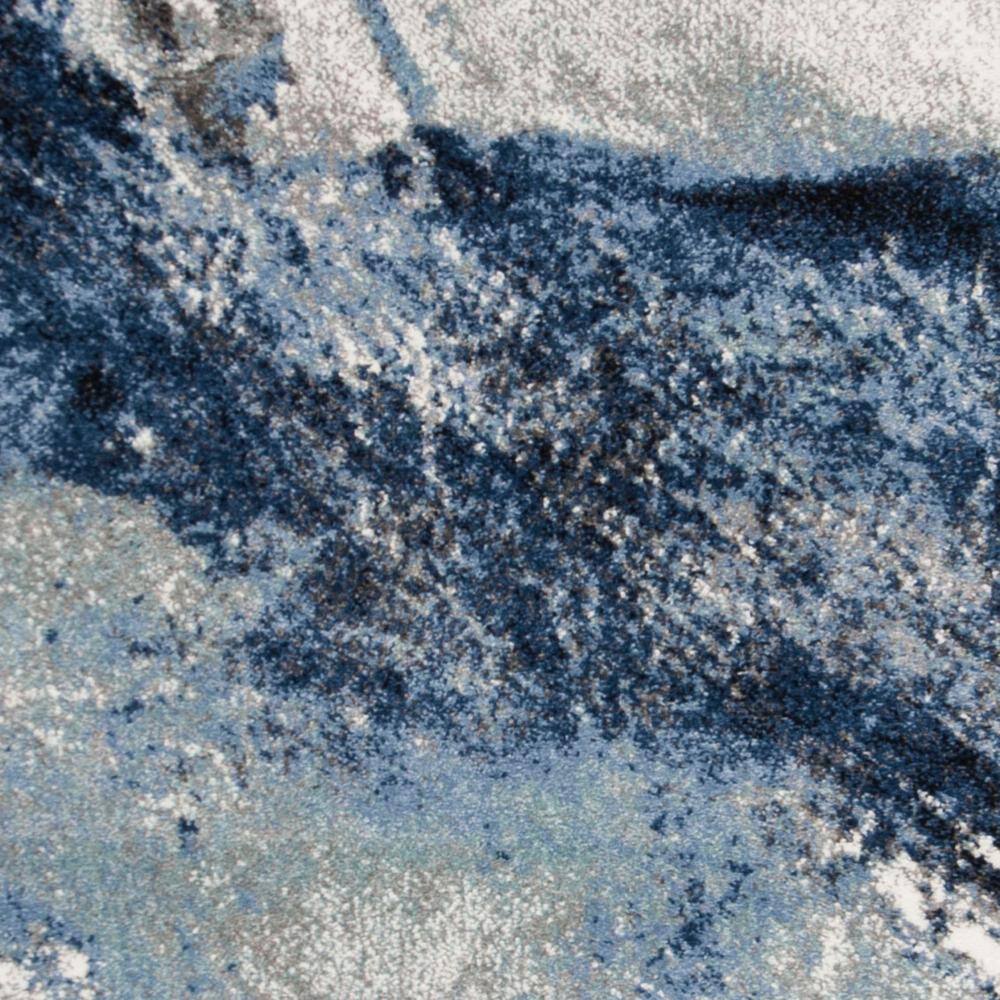 Celestial Charm Abstract Gray 4' x 6' Synthetic Area Rug