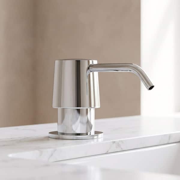 12 oz. Kitchen Soap Dispenser in Chrome