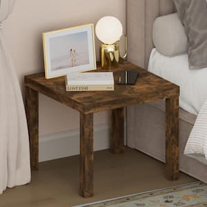 Classic Amber Pine 20.08 in. W Nightstand with 1.8 Thick Square Tabletop
