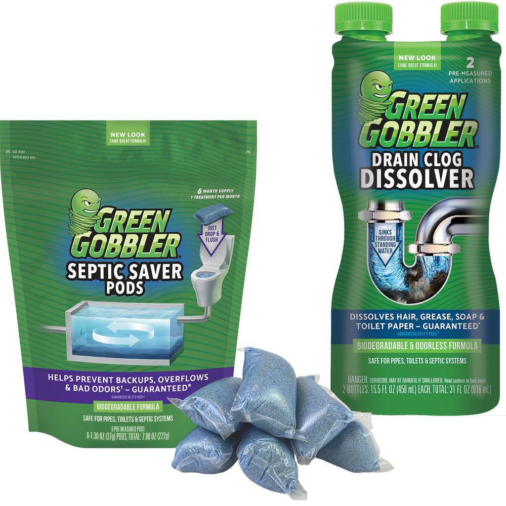 31 oz. Drain and Toilet Clog Dissolver with Septic Tank Treatment Pods price history on PriceWatchPro