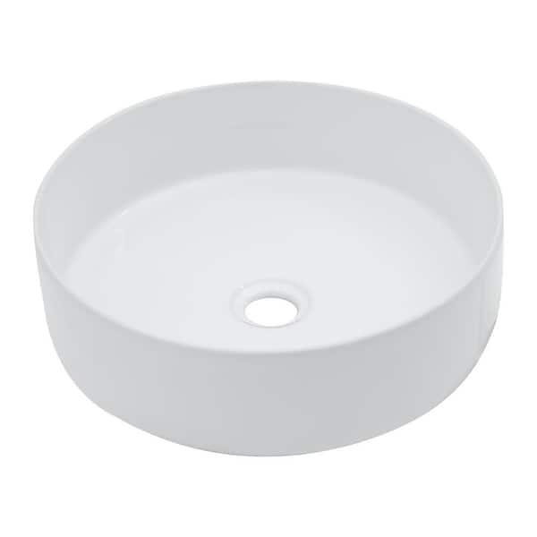 WELLFOR Art Style Round Vessel Sink