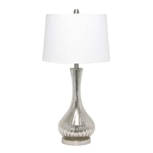 silver nightstand lamps