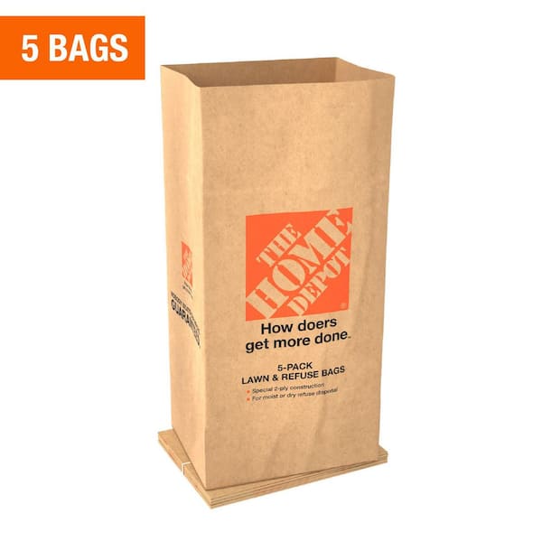 30 Gal. Paper Lawn and Leaf Bags (5 Count)