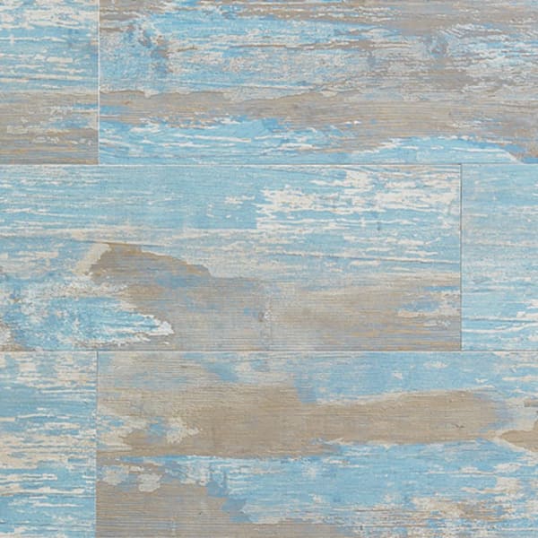 Unbranded Element Wood 1/4 in. x 6 in. x 48 in. Blue Shiplap Resin Wall Panels (9-Pack)