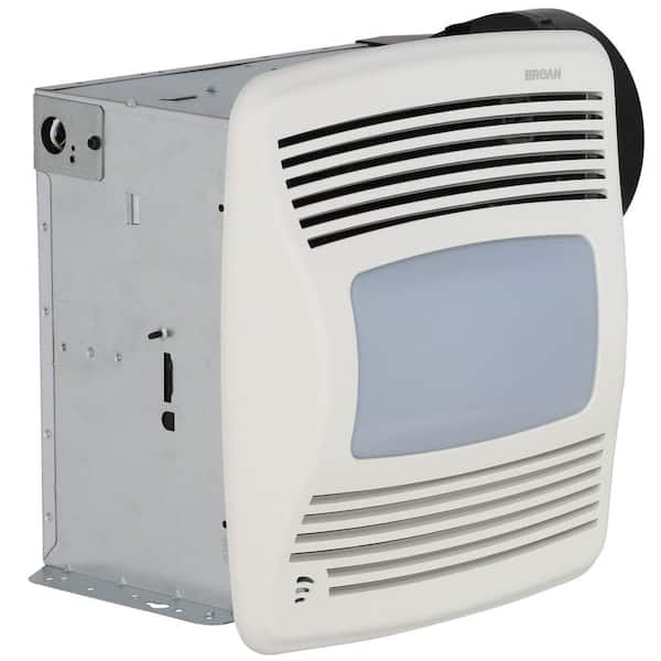 Broan-NuTone QTX Series Very Quiet 110 CFM Ceiling Humidity Sensing Exhaust Fan, Light/Nightlight, ENERGY STAR Qualified