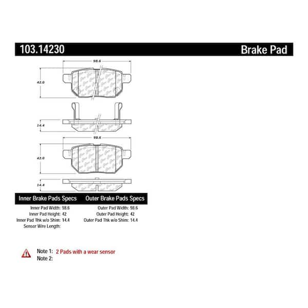 Centric Parts Disc Brake Pad Set