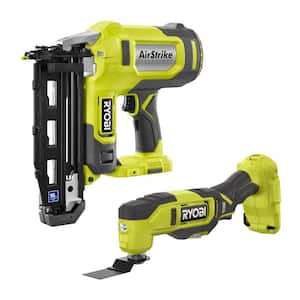 ONE+ 18V 16-Gauge Cordless AirStrike Finish Nailer with Cordless Multi-Tool (Tools Only)