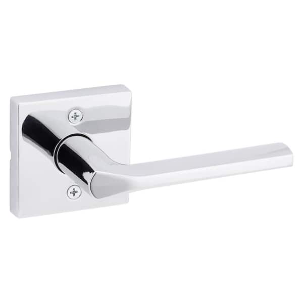 Kwikset Lisbon Square Polished Chrome Half-Dummy Door Handle