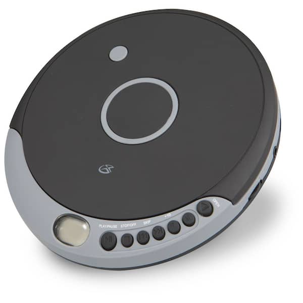 Portable CD Player, Supports CD, CD-R/RW, MP3 CD, with Stereo Headphones, Black