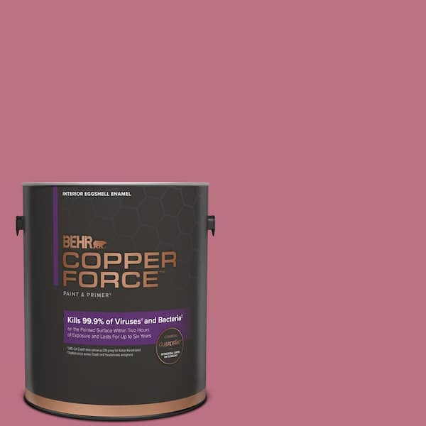 COPPER FORCE 1 gal. #MQ1-08 Smell The Roses Eggshell Enamel Virucidal and Antibacterial Interior Paint & Primer