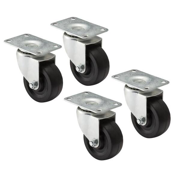 NewAge Products 3-in. Outdoor Kitchen Casters for Stainless Steel Classic or Aluminum Slate Cabinets (4-Pack)