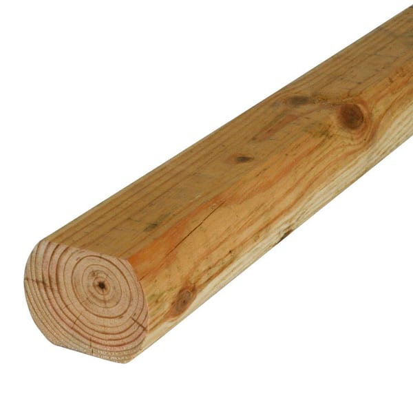 Unbranded 3.5 in. x 3.5 in. x 8 ft. Pressure-Treated Landscape Timber