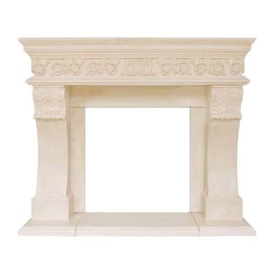 Stone Fireplace Surrounds Fireplace Mantels The Home Depot