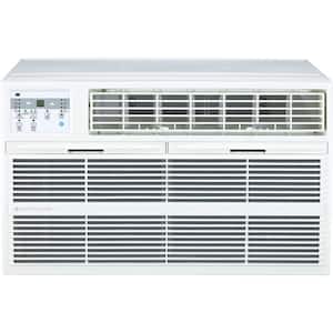 14,000 BTU 230V Through Wall Air Conditioner with Supplemental Heat and Remote Control, 700 Sq. Ft. in White