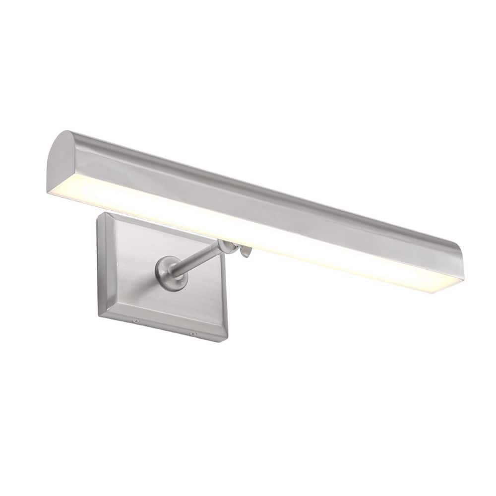 Quitman 18 in. W 1-Light Chrome Dimmable Linear LED Vanity Light with Warm 3000K Light price history on PriceWatchPro