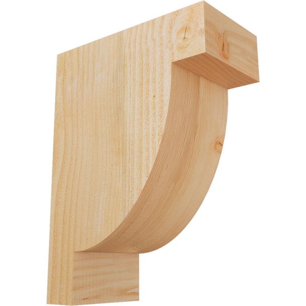 Ekena Millwork 6 in. x 12 in. x 16 in. Douglas Fir Alpine Rough Sawn Corbel