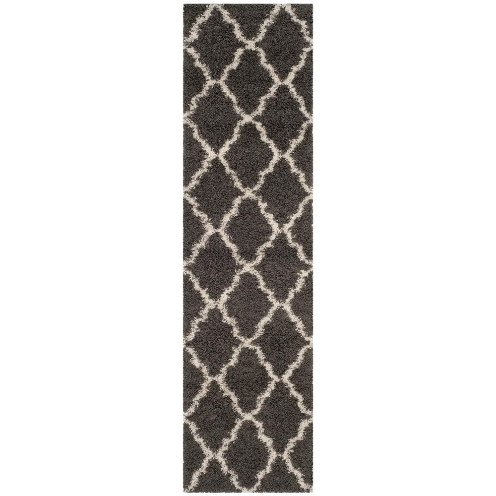 Townsend 2 ft. x 12 ft. Dark Gray/Ivory Geometric Runner Rug price history on PriceWatchPro