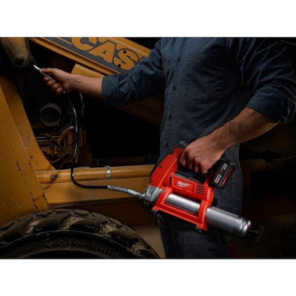 Milwaukee 2446 21xc 2420 20 M12 12v Lithium Ion Cordless Grease Gun Xc Kit With M12 Hackzall 1940