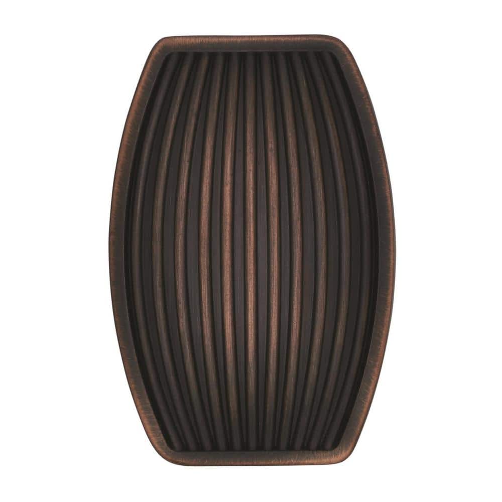 Oil Rubbed Bronze Rectangular Cabinet Knob with Mounting Hardware