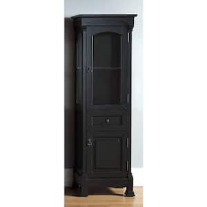 Brookfield 20.50 in. W x 16.25 in. D x 65 in. H Double Door Floor Cabinet in Antique Black
