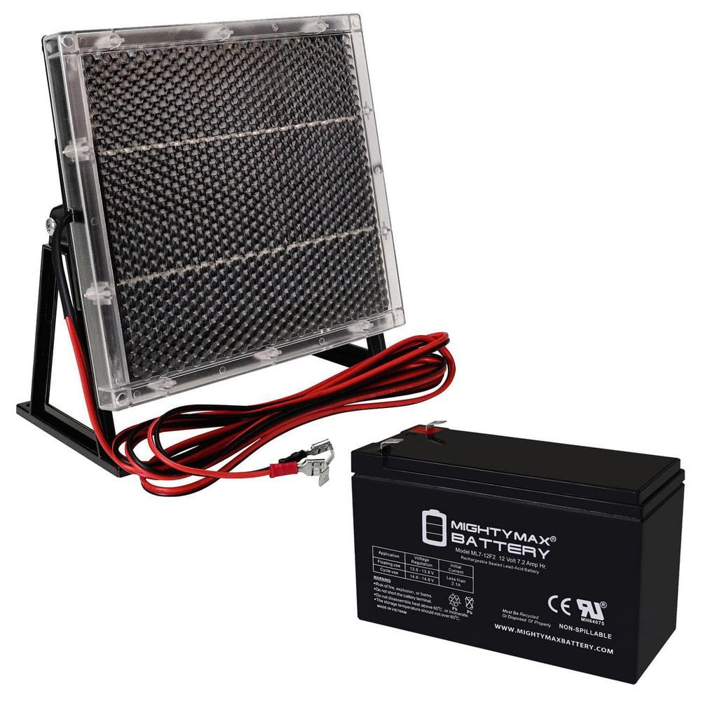 12 VOLT 7 AH F2 SLA Battery With 12V Solar Panel Charger price history on PriceWatchPro