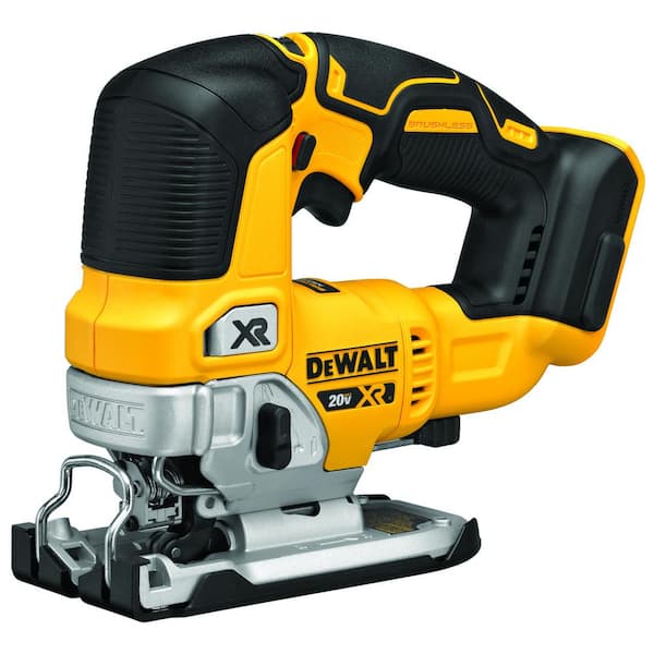 DEWALT 20V MAX Cordless 6-1/2 in. Circular Saw, 20V Brushless Jigsaw, and  (1) 20V MAX XR Premium Lithium-Ion 5.0Ah Battery DCS391BW334205 The Home  Depot