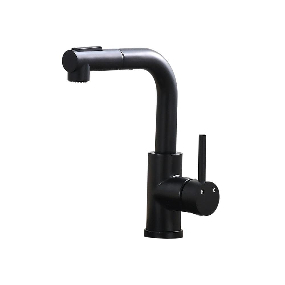 Sink Faucet, Black Kitchen Faucets with Pull out Sprayer, Bathroom Sink Faucets Mini Bar Prep Faucet price history on PriceWatchPro