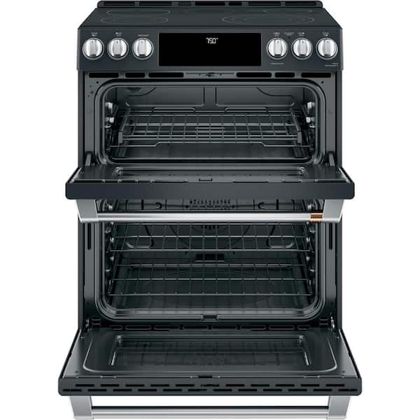 Cafe 30 in. 7.0 cu. ft. Smart Slide-In Double Oven Electric Range