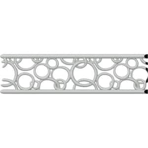 SAMPLE - 3/8 in. x 12 in. x 4 in. Polyurethane Tomango Pierced Panel Moulding