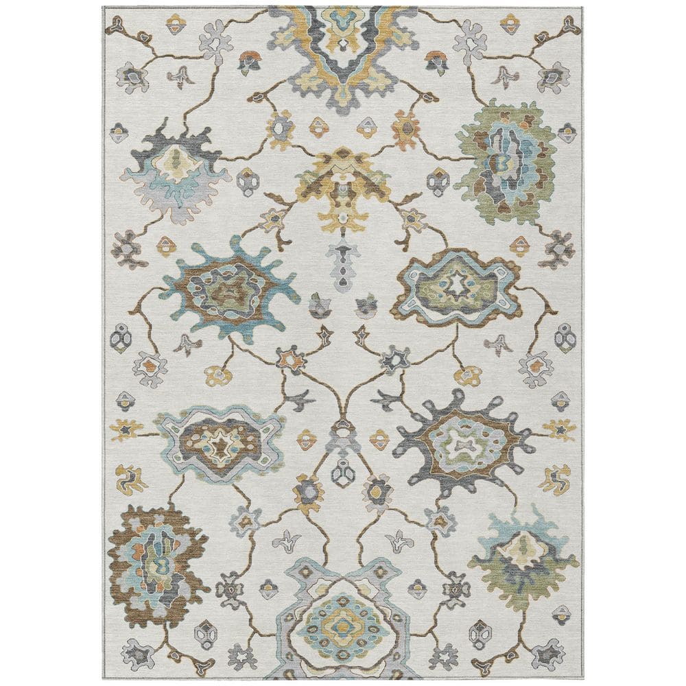 Chantille Machine Washable Indoor/Outdoor Abstract ACN2895 Ivory 10 ft. x 14 ft. Area Rug price history on PriceWatchPro
