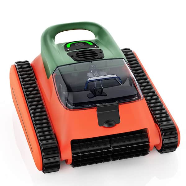 Robotic Pool Vacuum, Cordless Pool Vacuum Robot for Above Ground and Inground Pools Wall Floor Waterline Cleaning