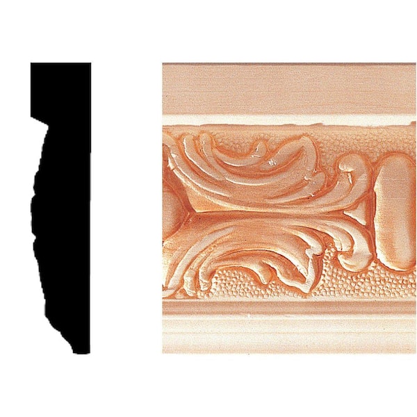 5/8 in. x 3 in. x 8 ft. Hardwood Wood Casing Moulding