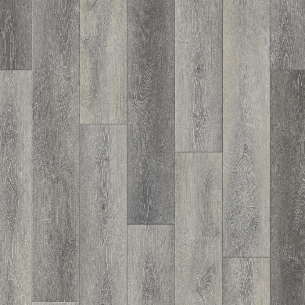 Parquet Oak, Oak ABCD Lava Grey, 1-strip, brushed, beveled, UV-oil