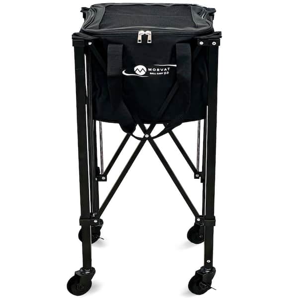 Morvat Heavy-Duty 165 Tennis Ball Cart with Bag, 3-Balls and Carry Bag