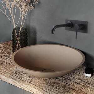 Modern Single-Handle Wall Mounted Faucet Bathroom Sink Faucet with Deckplate Included in Matte Black