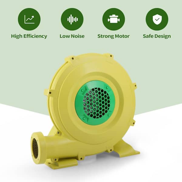 Nyeekoy 0.9 HP Indoor/Outdoor Air Pump Inflatables Commercial Blower Fan  680W for Kids Bounce House Bouncer Jumping Castle TH17S0187 - The Home Depot